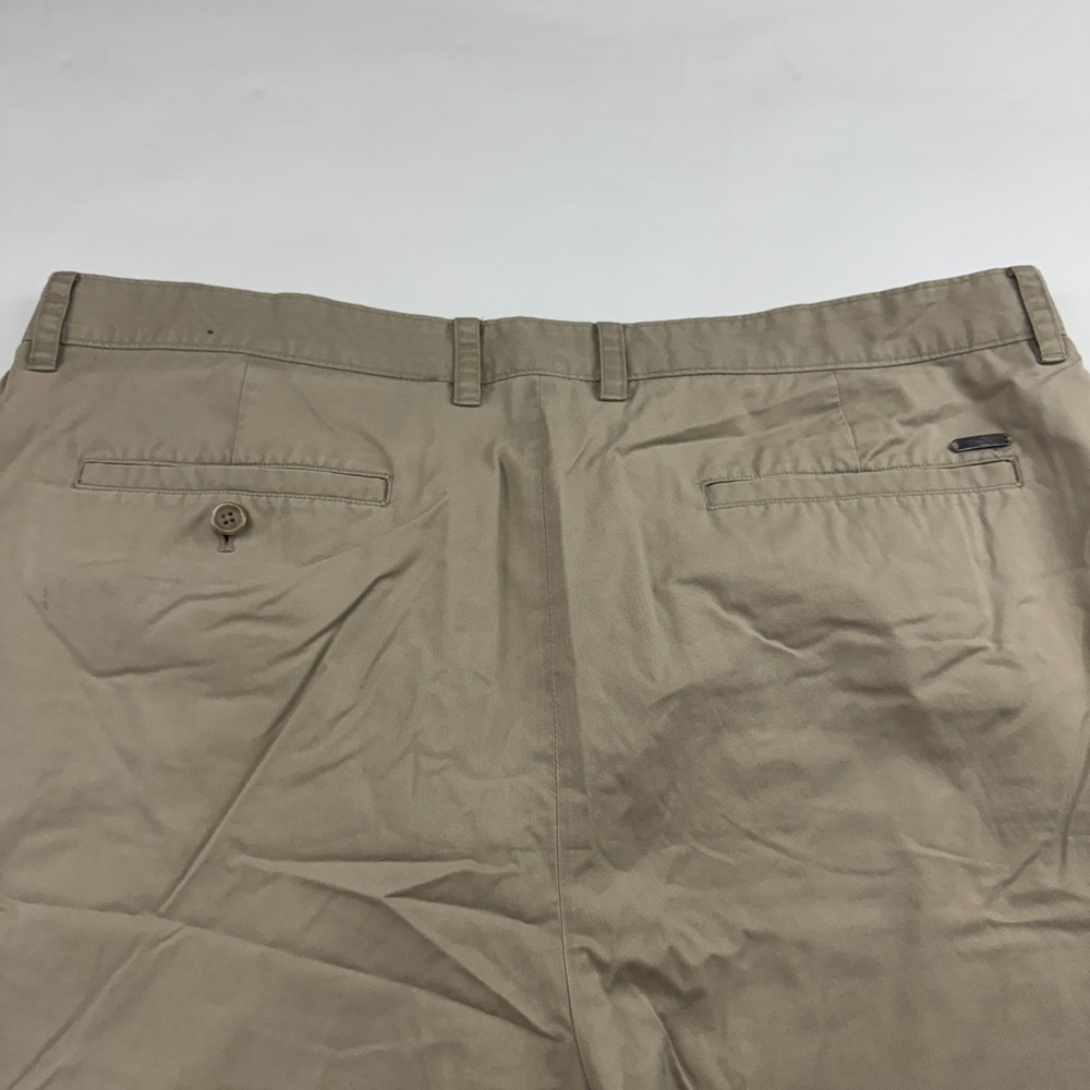 Greg Norman For Tasso Elba FIVE IRON Khaki Chino Shorts Sz 40 Cargo Pocket - Picture 11 of 11